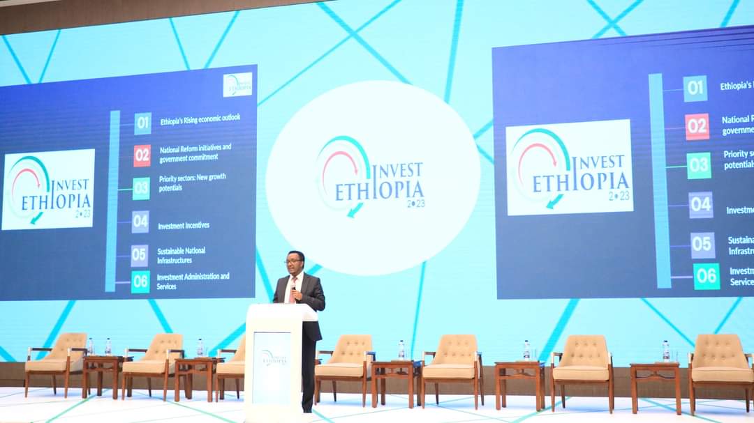 The Invest Ethiopia 2023 second-day morning session has kicked off by highlighting the growth perspective of investment projects